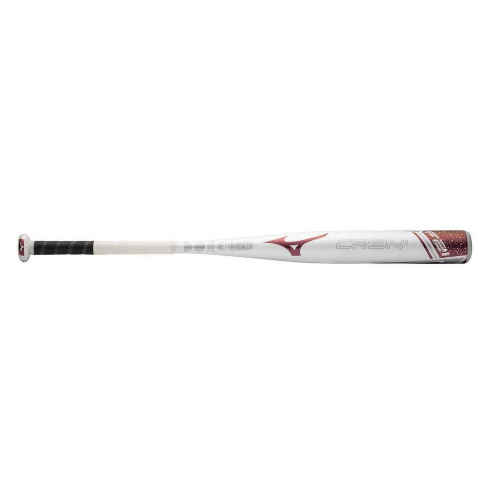 Damske Bejzbalova Pálka Mizuno F21-CRBN1 - Fastpitch (-13) Softball Biele/Koralove Vypredaj DHGB7150